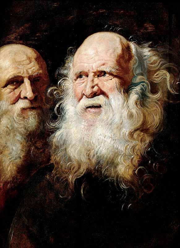 Peter Paul Rubens Study Heads of an Old Man Sweden oil painting art